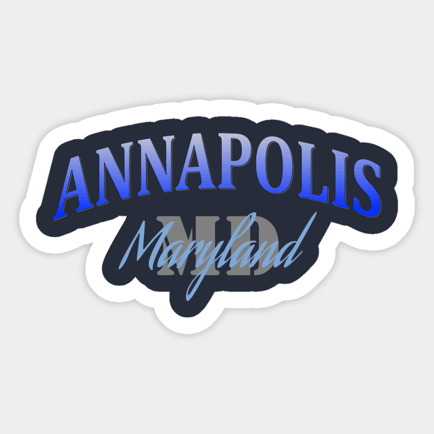 City Pride: Annapolis, Maryland Sticker by Naves